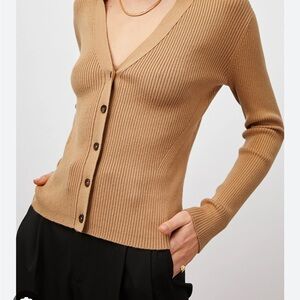Rails ‘Beau’ Camel Cardigan, Size Large.